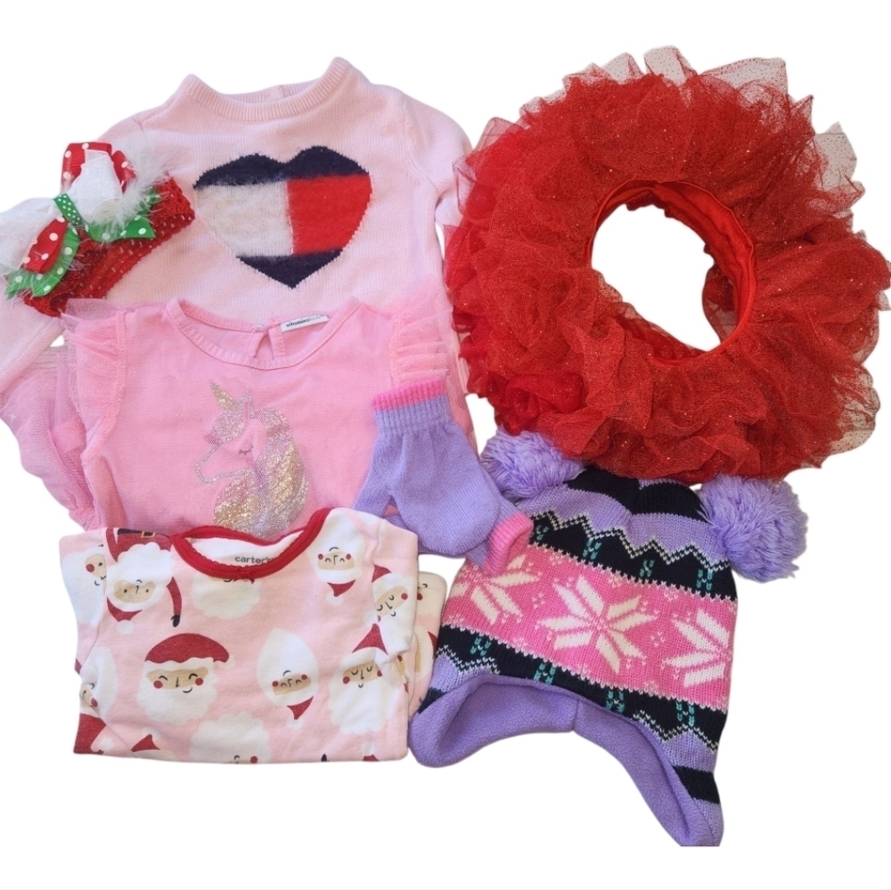 Girls Christmas  / Winter Bundle 18 Months 8 pc